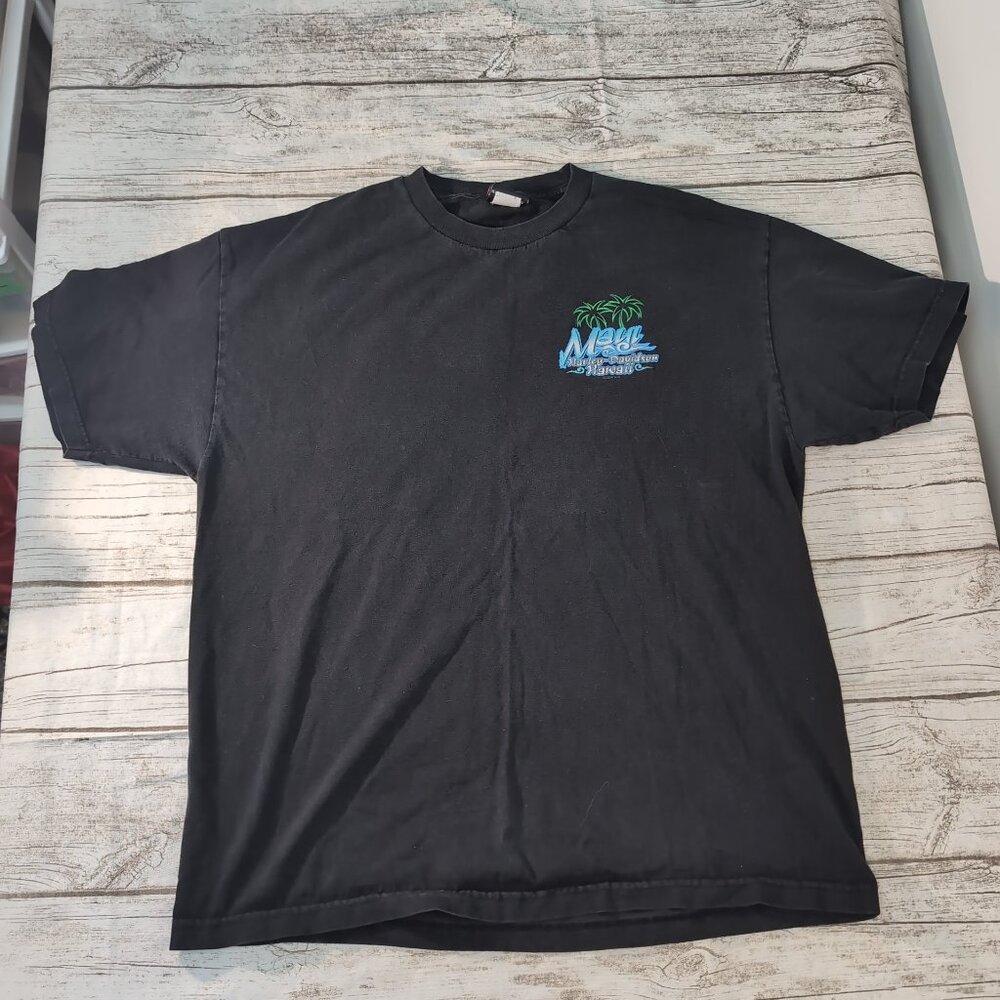 Harley-Davidson Maui Road to Hana Graphic Tee Black Cotton – Men’s XL